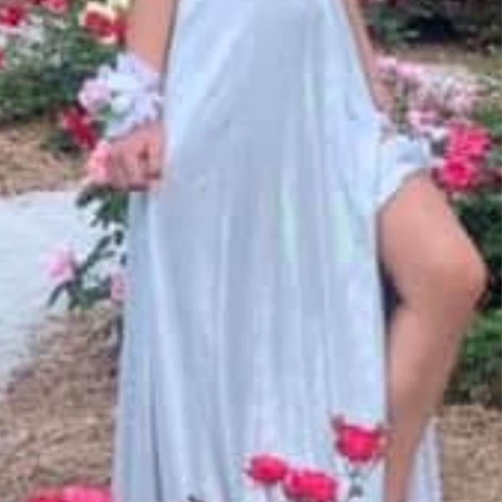 Windsor Light Blue Maxi Dress